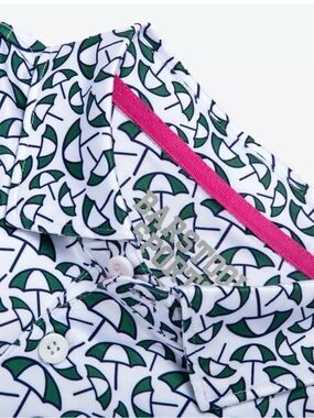 ⛳️ SOLD OUT Online - Barstool Sports Umbrella Print Golf Shirt - Lg - Like New